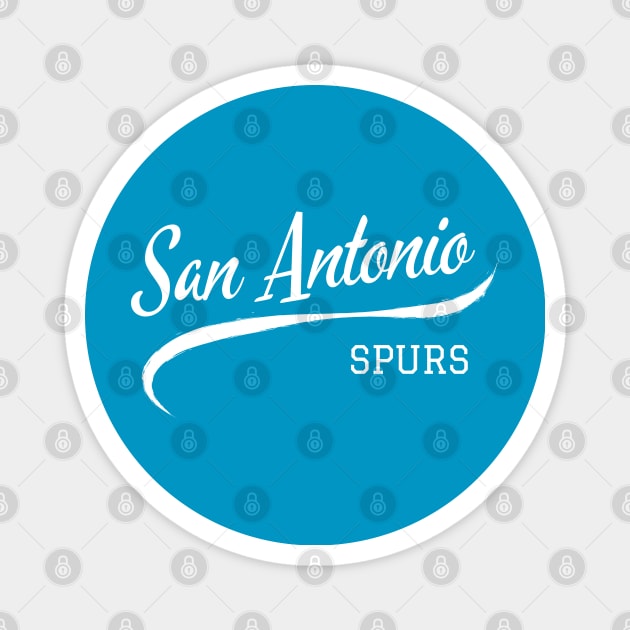 Spurs Retro Magnet by CityTeeDesigns